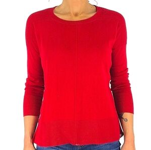 Eddie Bauer Long Sleeve Sweater Size X Small Red